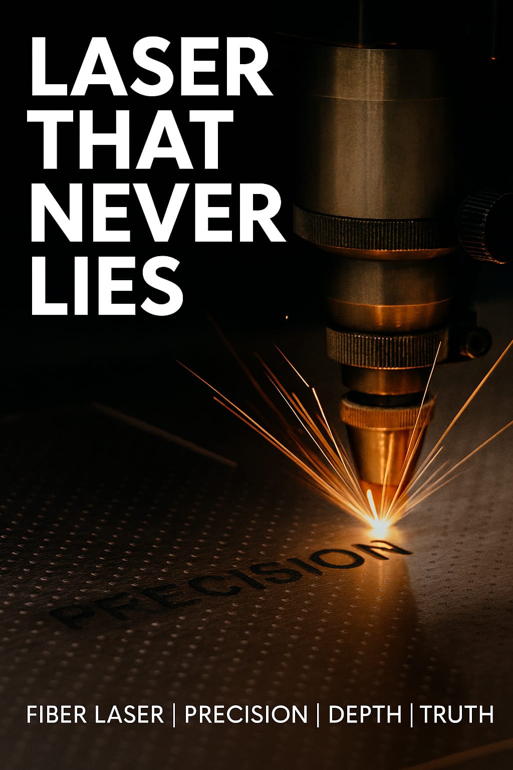 Il laser che non mente: precisione, profondità e verità incisa.