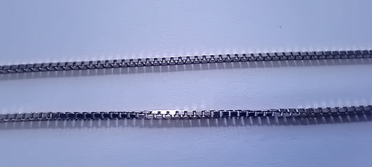 Catena veneta argento 925 rodiato