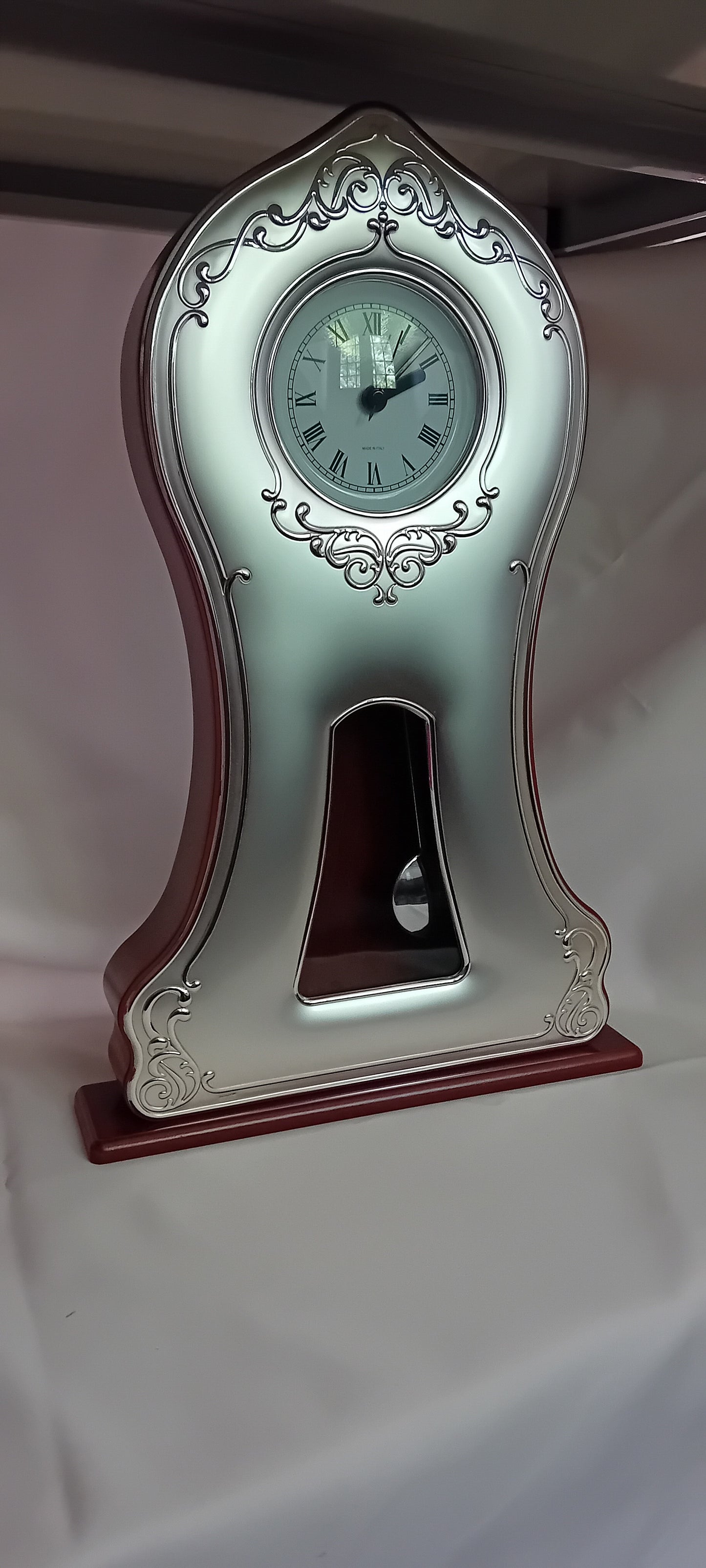 Pendolo in legno e argento 925